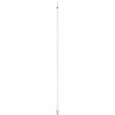 FASTTRACK 0.38 x 24 in. 3 ft. Superflex CB Antenna with Tunable Tip - White FA2825753